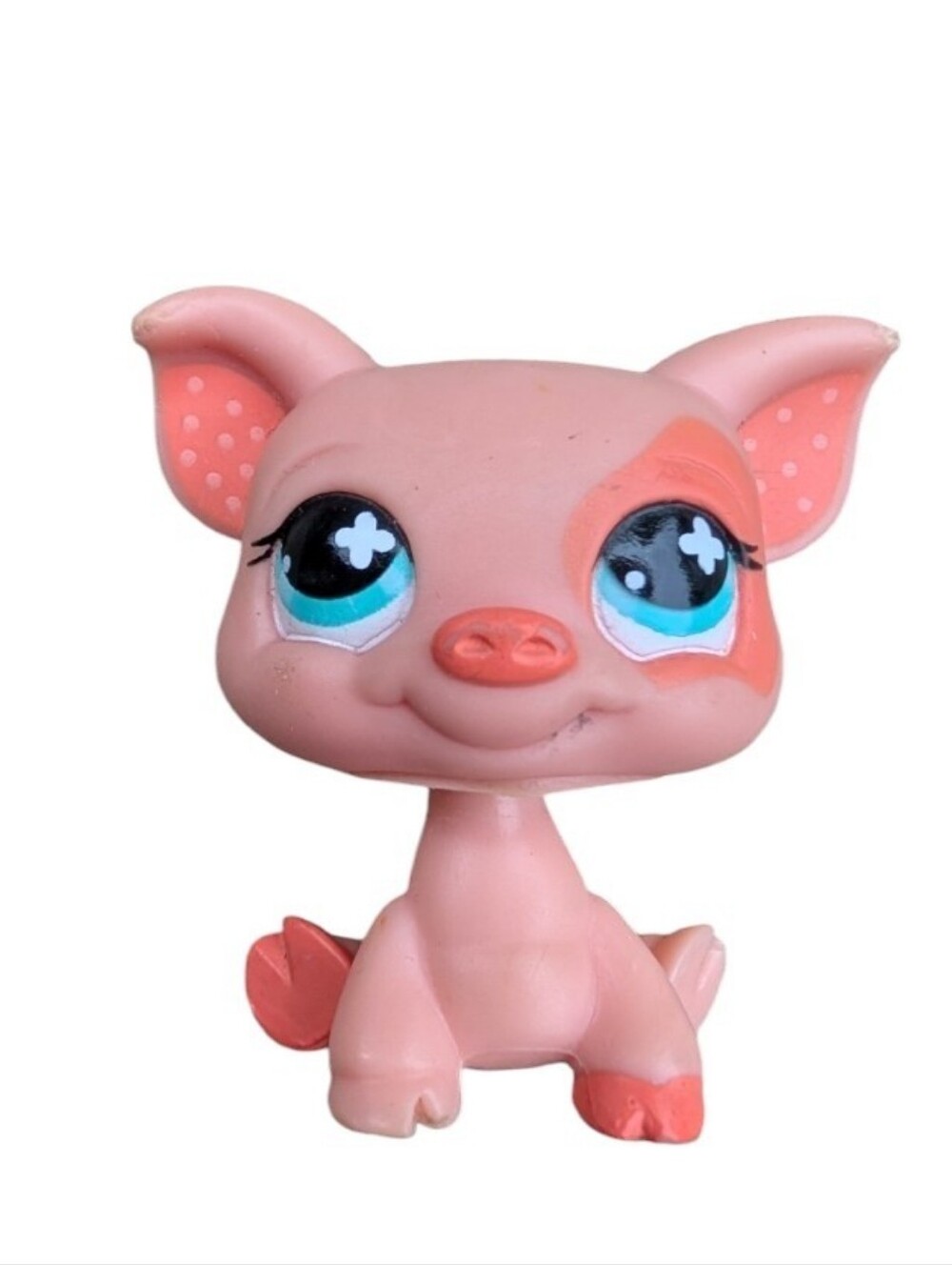 Littlest Pet Shop LPS Pink Pig #622 With Blue Eyes